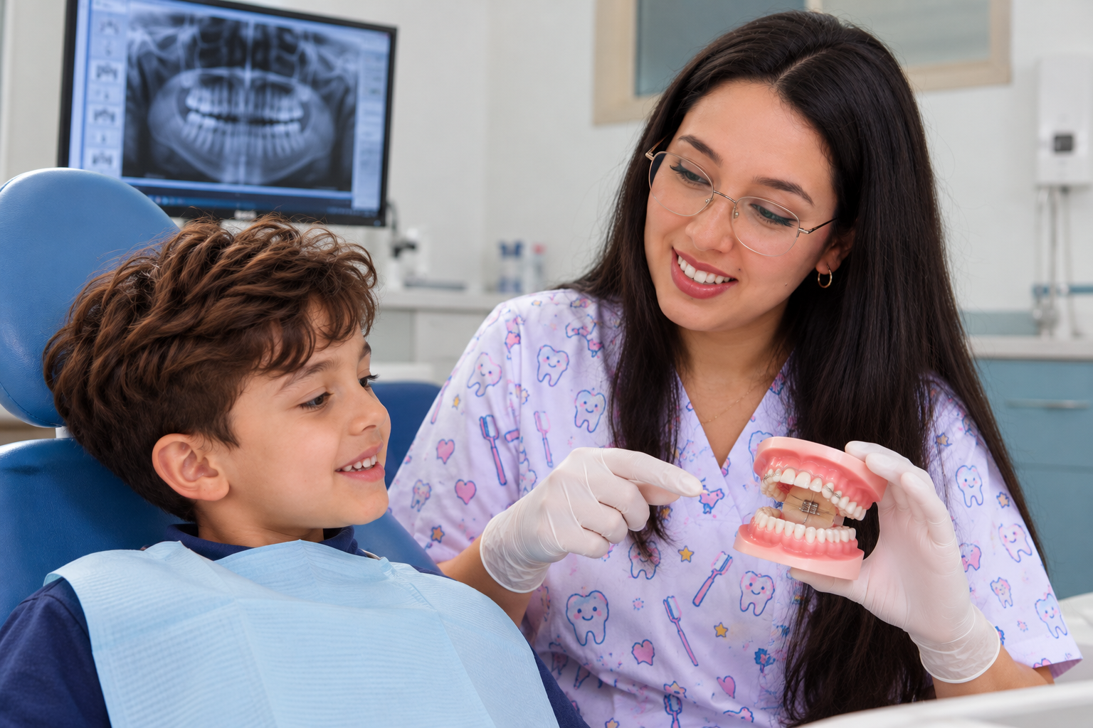 Illustration du service Orthodontie interceptive pour enfants